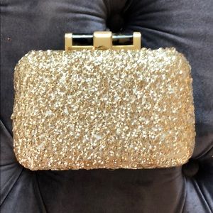 C Wonder gold clutch